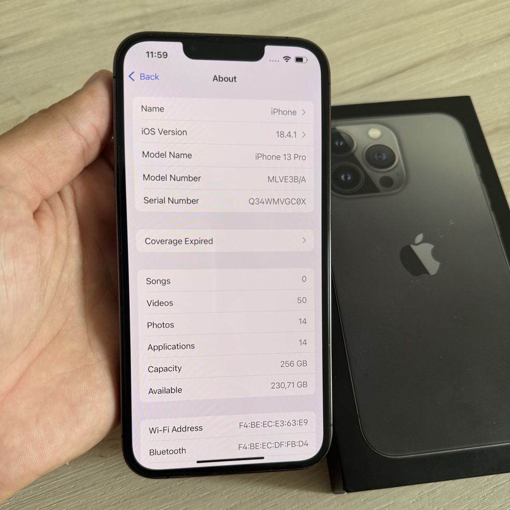 iPhone 13 Pro 256gb Graphite