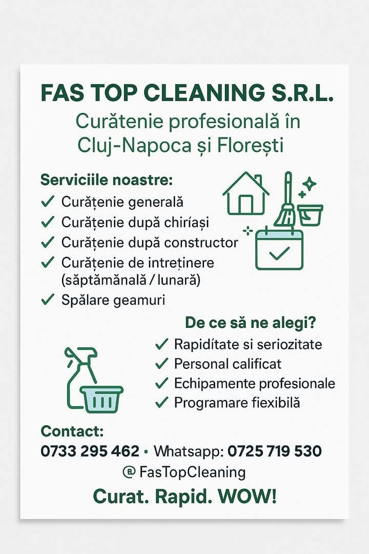 Curațenie după Petrecerii