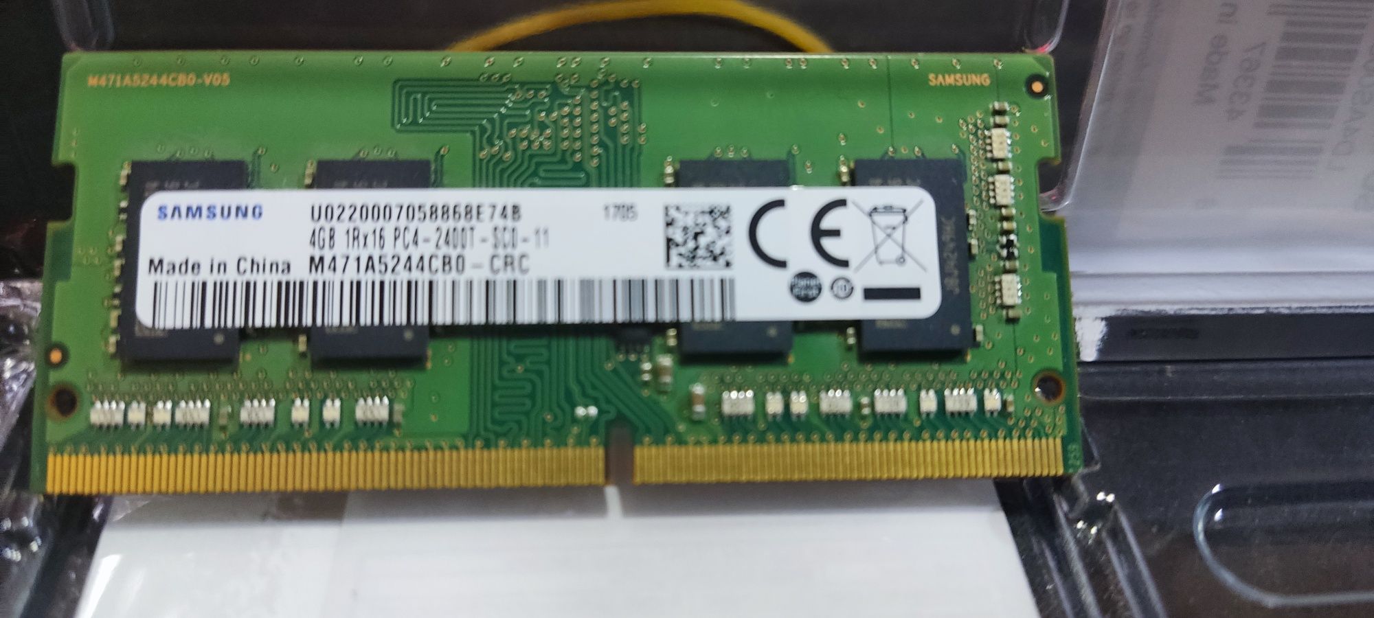 Operativ xotira 4Gb  DDR4  SoDDM(Noutbuk uchun) 2400 Mhz