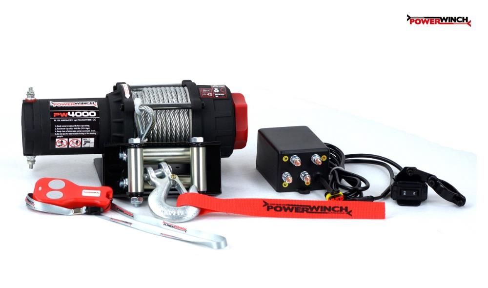 Troliu pentru ATV si UTV K 4000 lb (1814kg) Kangaroo/ PowerWinch-NOU