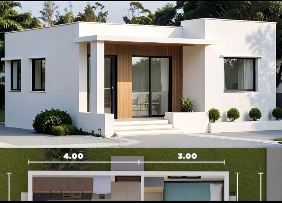 Casa mediteraneana în Dorobanț, materiale premium