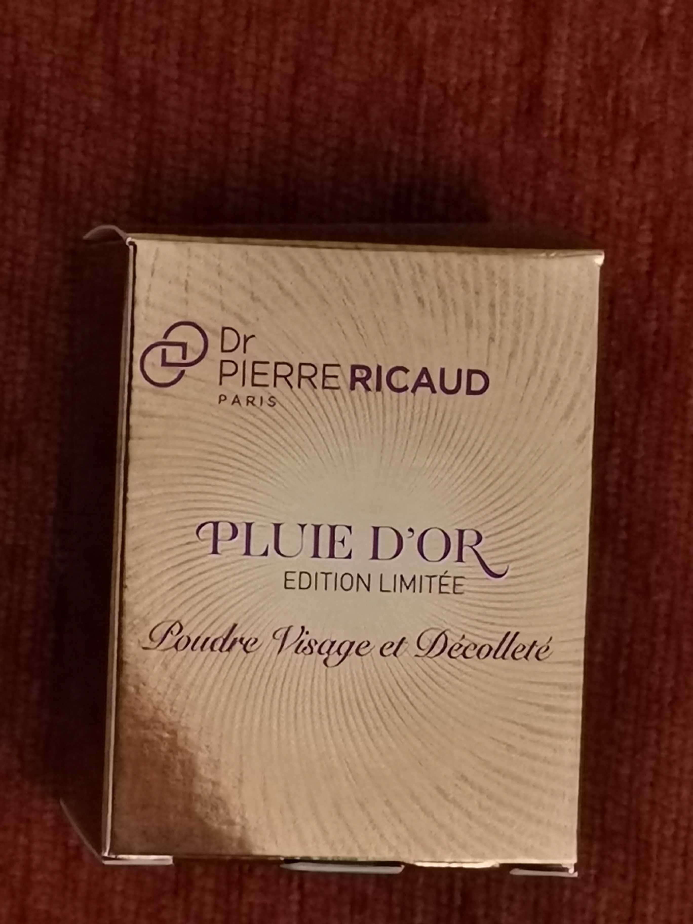PLUIE D'OR Limitee Edition Dr Pierre Ricaud. Ново