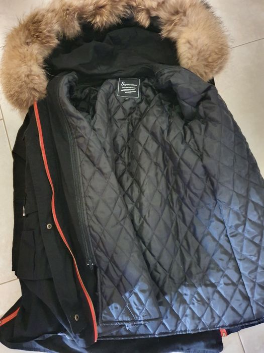 Parka guler blana naturala