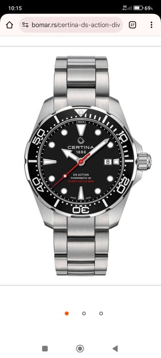 Мъжки часовник Certina DS action Diver