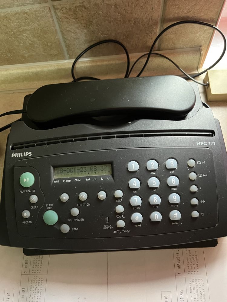 Telefon fax Philips HFC 171