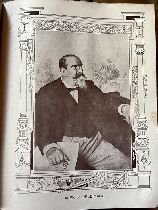 ADEVERUL, 1888 - 1913 , Album Omagial, Al. Beldiman , Princeps