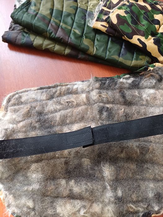 Из собачьей шерсти пояса и наколенники