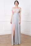 Rochie Cristallini - purtata o singura data - albastru pal