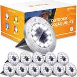 Lumini Solare de Exterior, set 12 bucăți, impermeabile