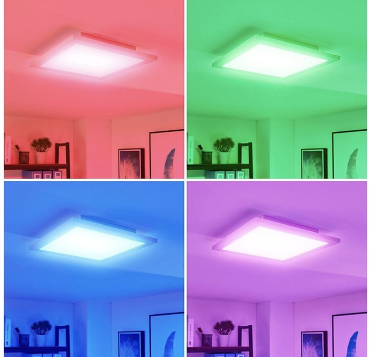 Aplica led , telecomanda,alb și culori 20 w.