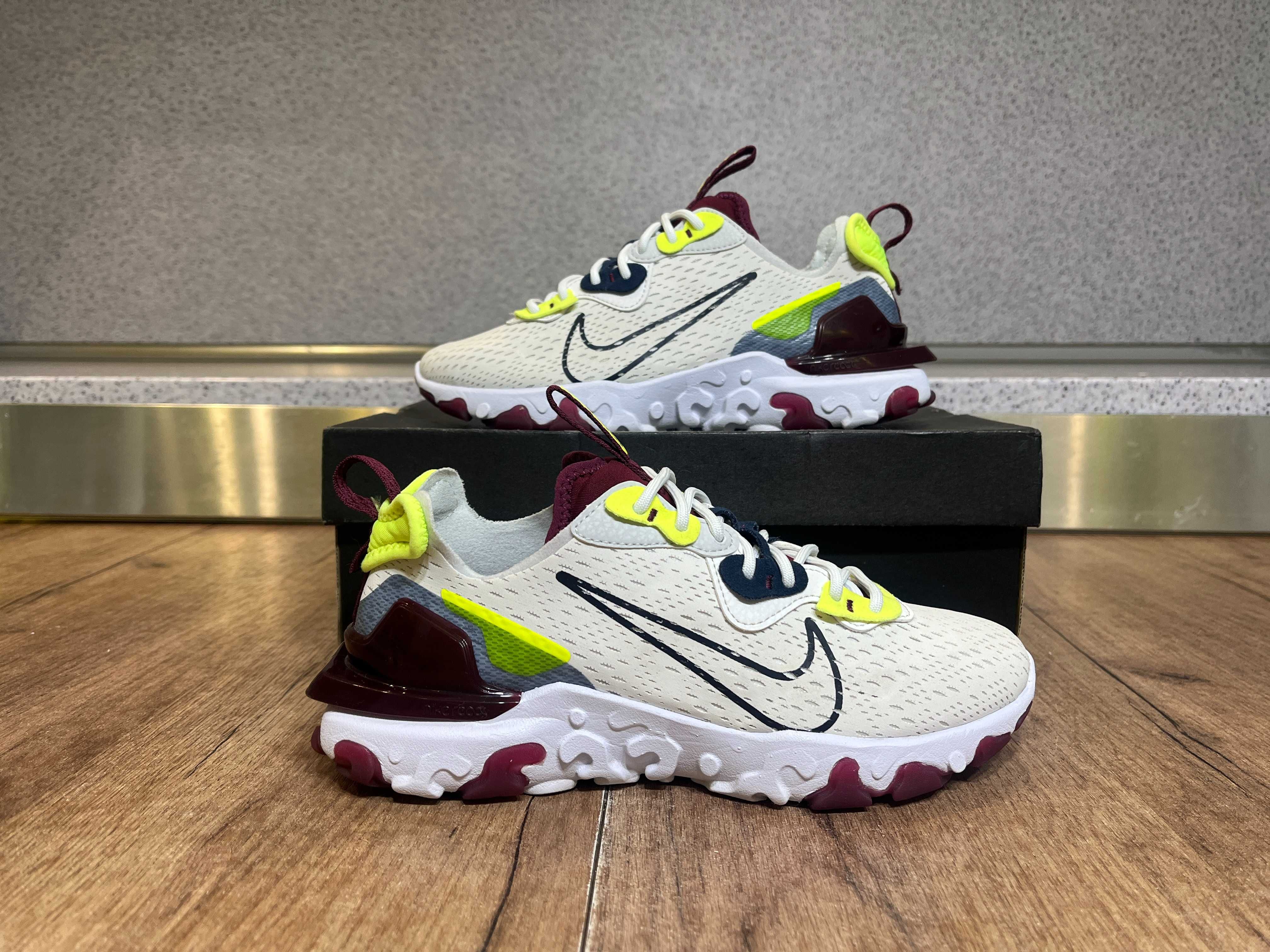 ОРИГИНАЛНИ *** Nike React Vision / Summit White Dark Obsidian
