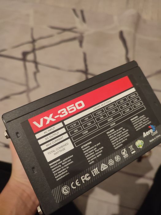 Блок питания VX-350 aerocool