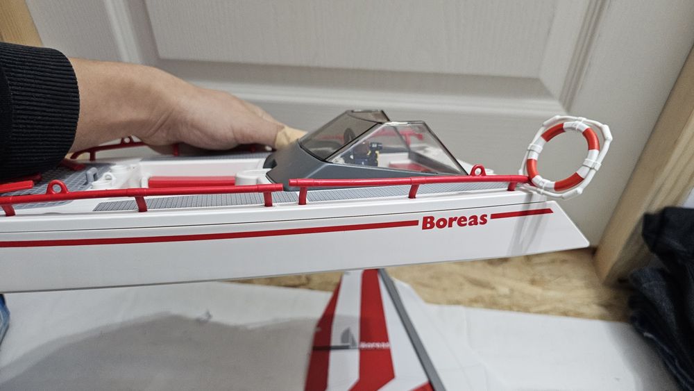 Cataraman playmobil jucarie baieti barca