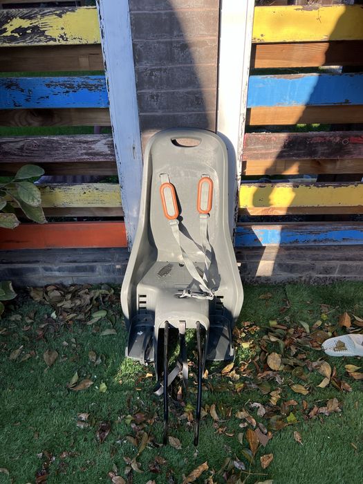 Scaun Bicicleta Copii Polisport Bubbly Maxi Plus FF - Gri-Maro