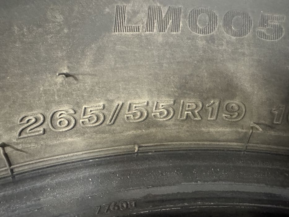 Зимни гуми 19/55/265 грайфер над 6мм бриджстоун