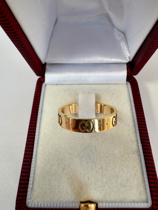 Златен пръстен GUCCI Icon р.56