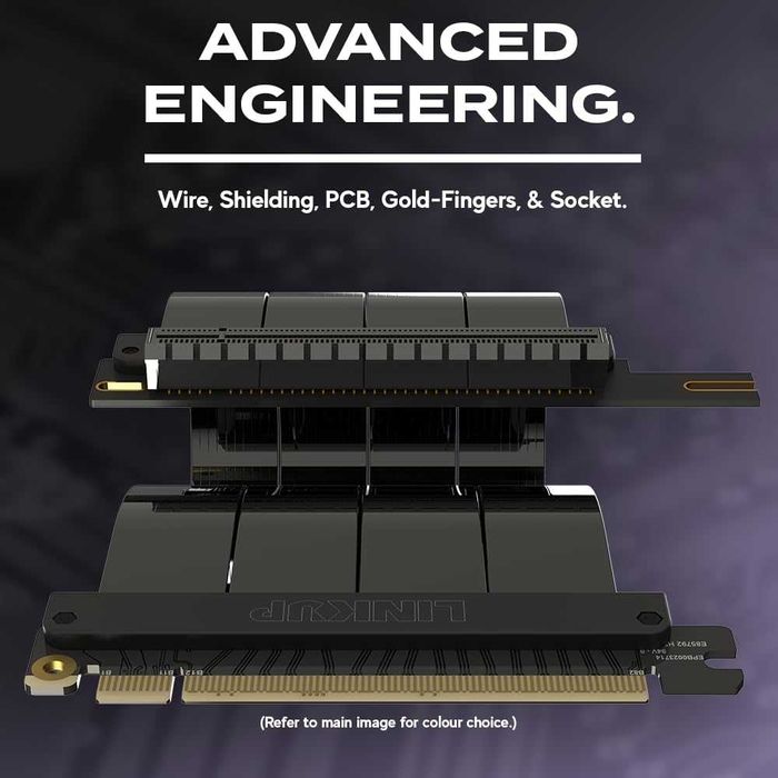 Cablu riser PCIe 5.0 LINKUP AVA5, 30cm, resigilat, 2 ani garanție