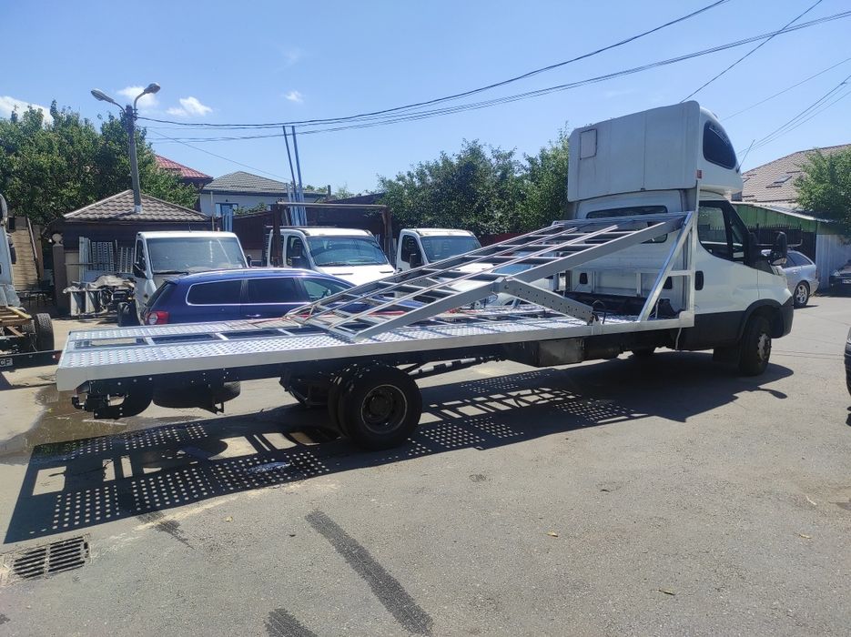 Platou pentru autoplatforme platforma 2 poziții negativ dublă trailer