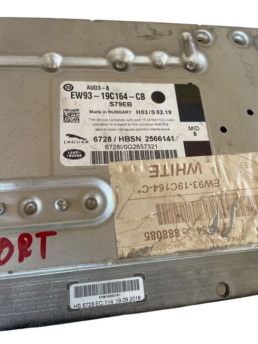 Amplificator de sunet RANGE ROVER SPORT L494 2013 - > ew93-19c164-cb