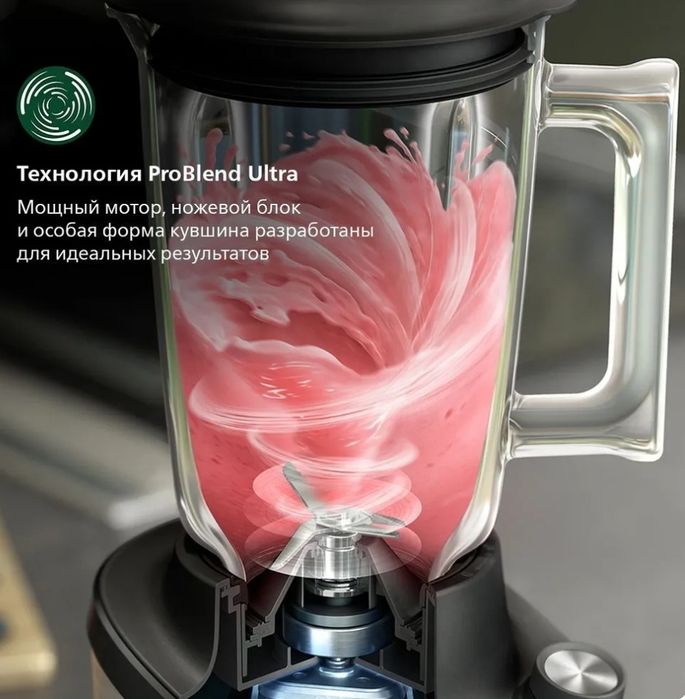 Мощный и иногофункциональный блендер Philips 1500w