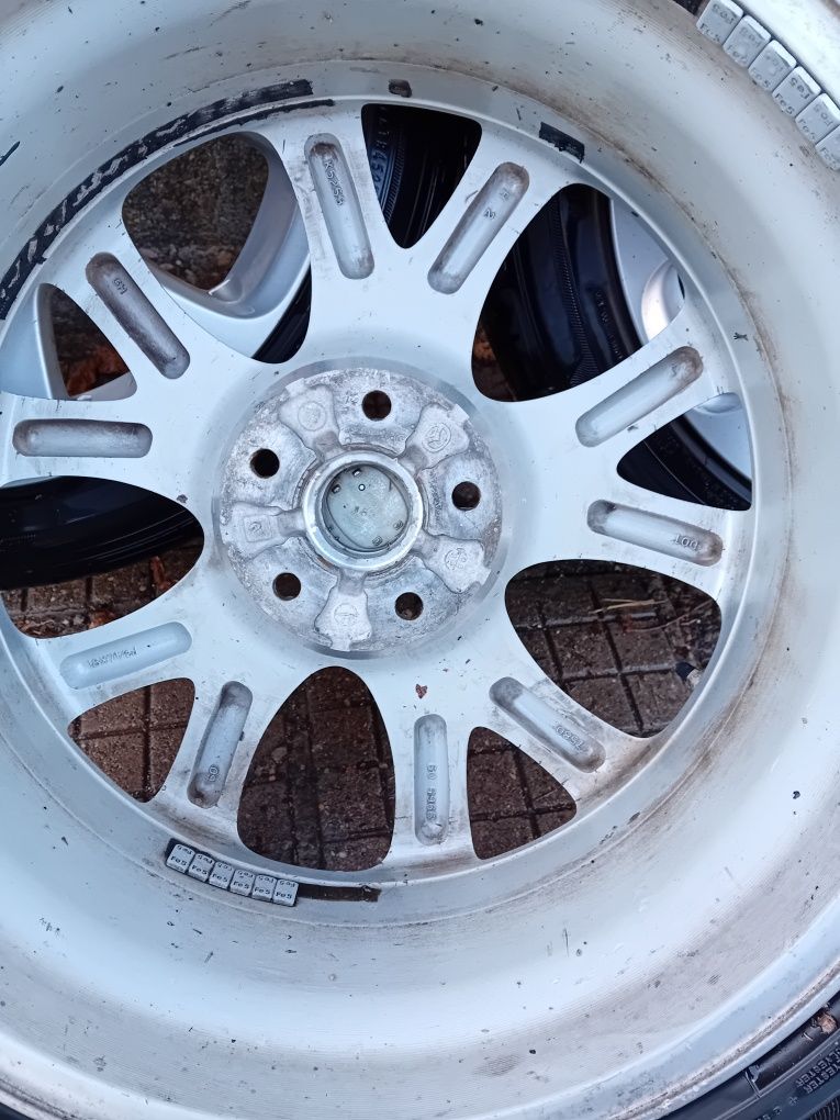 Продавам алуминиеви джанти 5×114.3×18ц  с летни  гуми 225×45×18цола