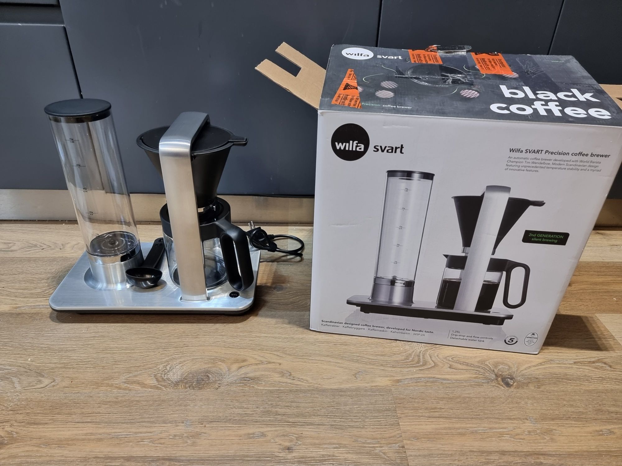 Filtru de cafea, Wilfa, Automat Precision Silver, WSP-1A