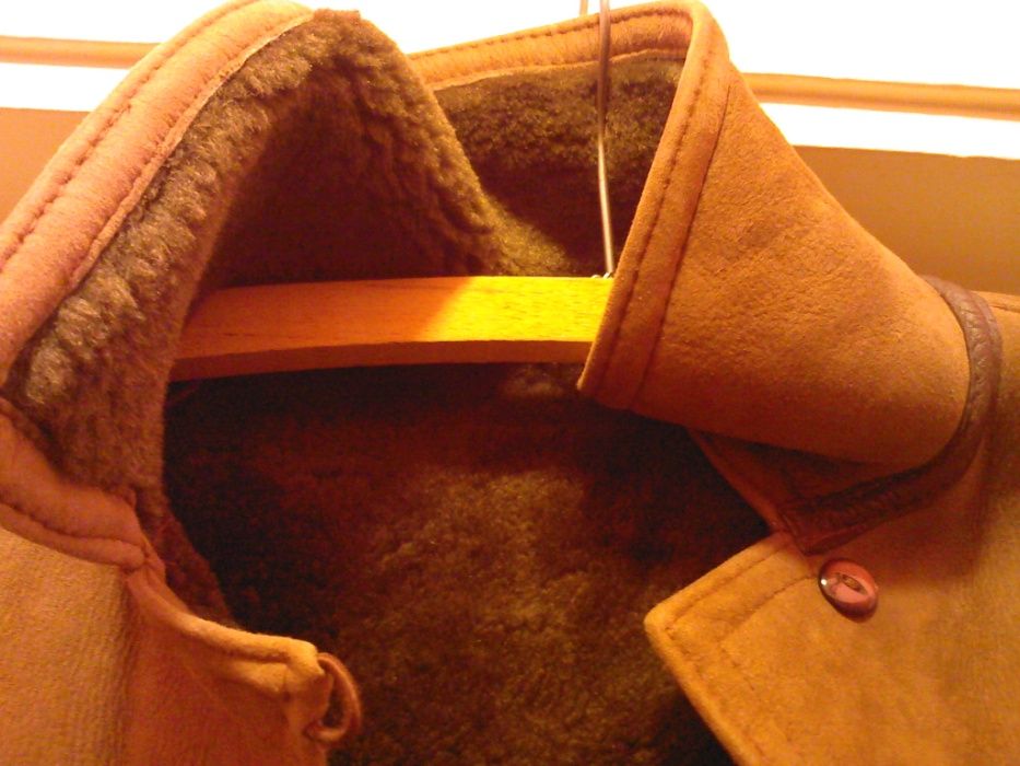 Cojoc blana naturala Anglia tip Alain Delon. gros. stare f. buna