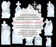 Pachet - 10 Modele 3D, STL -uri / Programe CNC , Monumente funerare