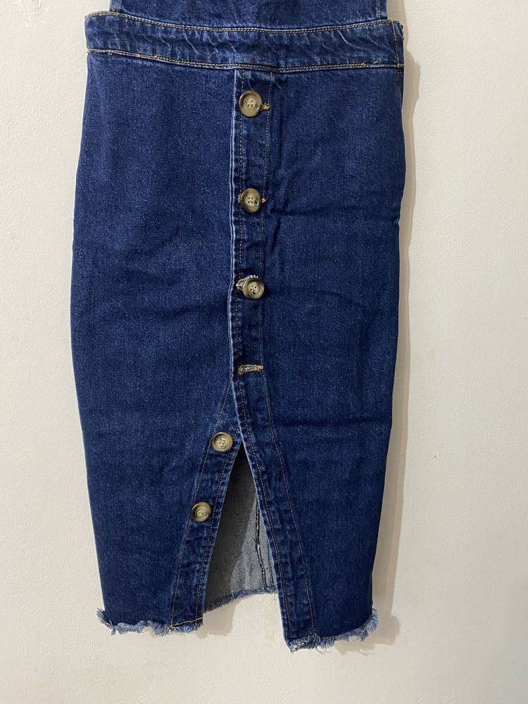 Fusta sarafan denim