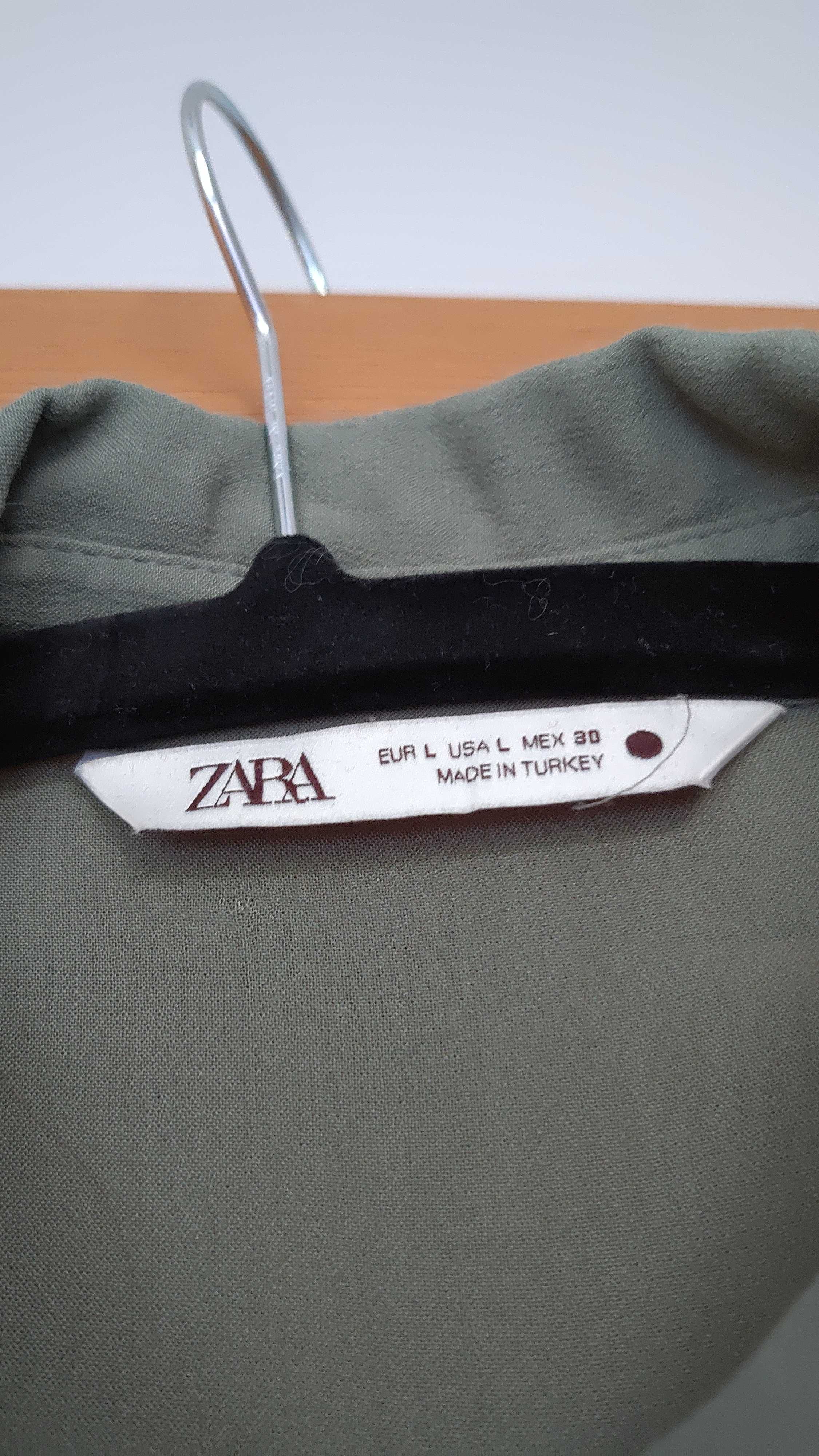 Нова цена Дълга риза от шифон Zara