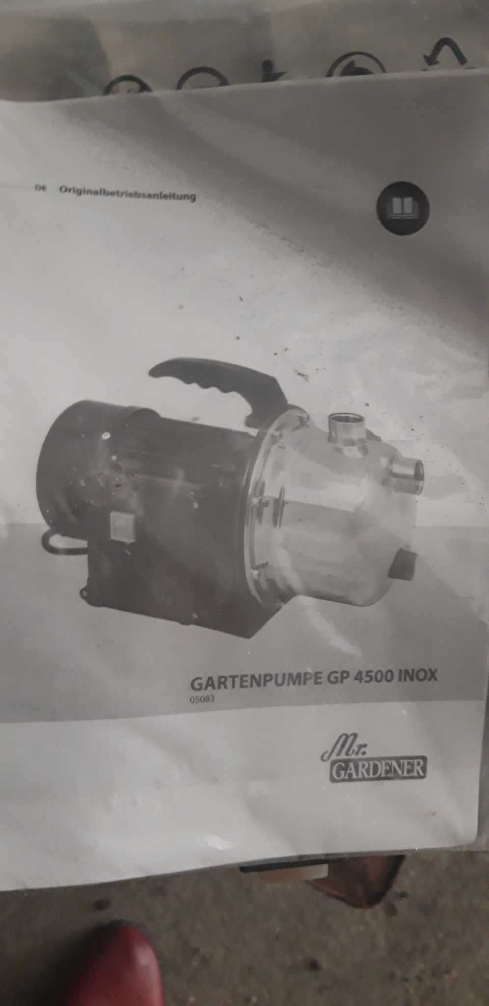 Продавам Градинска Помпа за вода Mr Gardener GP 4500 INOX