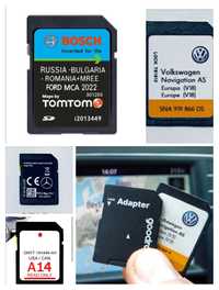 Card / carduri navigații auto originale și aftermarket android