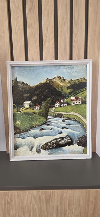 Pentru iubitorii de artă: Tablou în ulei 50x60, ramă recondiționată