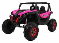 UTV electric copii 1-7 Ani UTVMix 603 cu 2 locuri 4x4 , Roti Moi #Roz