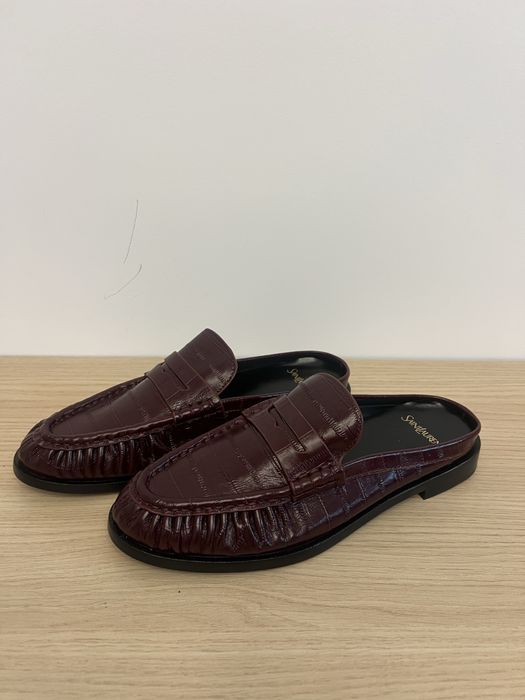 Обувки YSL бордо
