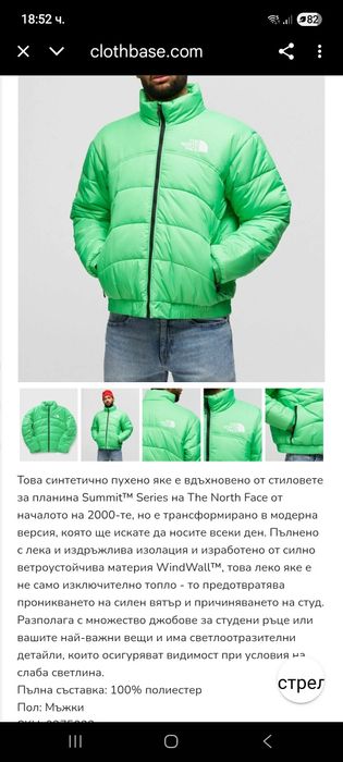Зимно яке The North Face