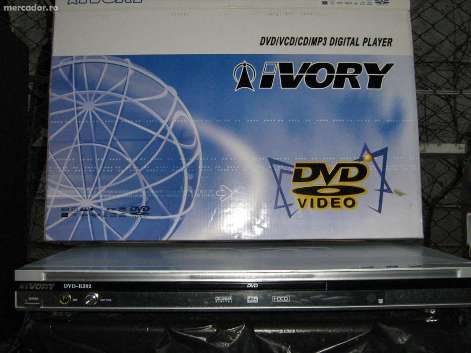 Dvd Ivory nou in cutie cu telecomanda,pret 70 ron cu proba.