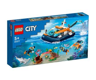 LEGO City 60377 - Изследователска лодка за гмуркане