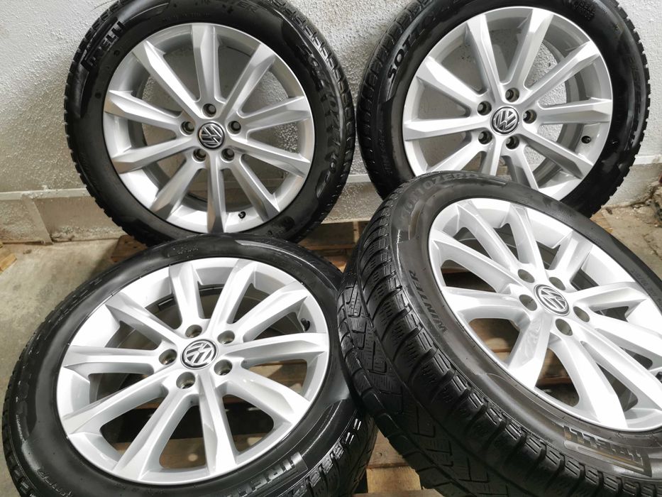Jante Originale Vw Passat B8 Helsinki . R 17 cu anvelope de iarna