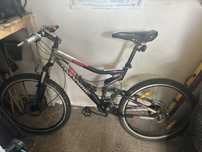 Bicicleta DYNAMIC full shimano frana pe discuri + suspensie fata spate