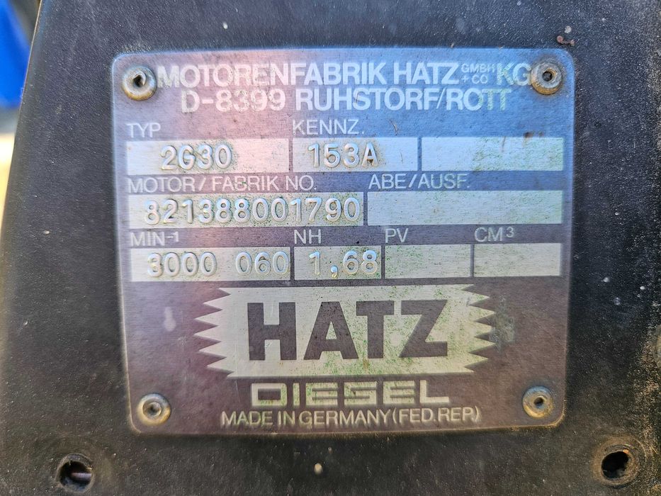 vand motor 2 cilindrii ,marca Hatz 19 CP, 920 cm3, Germania