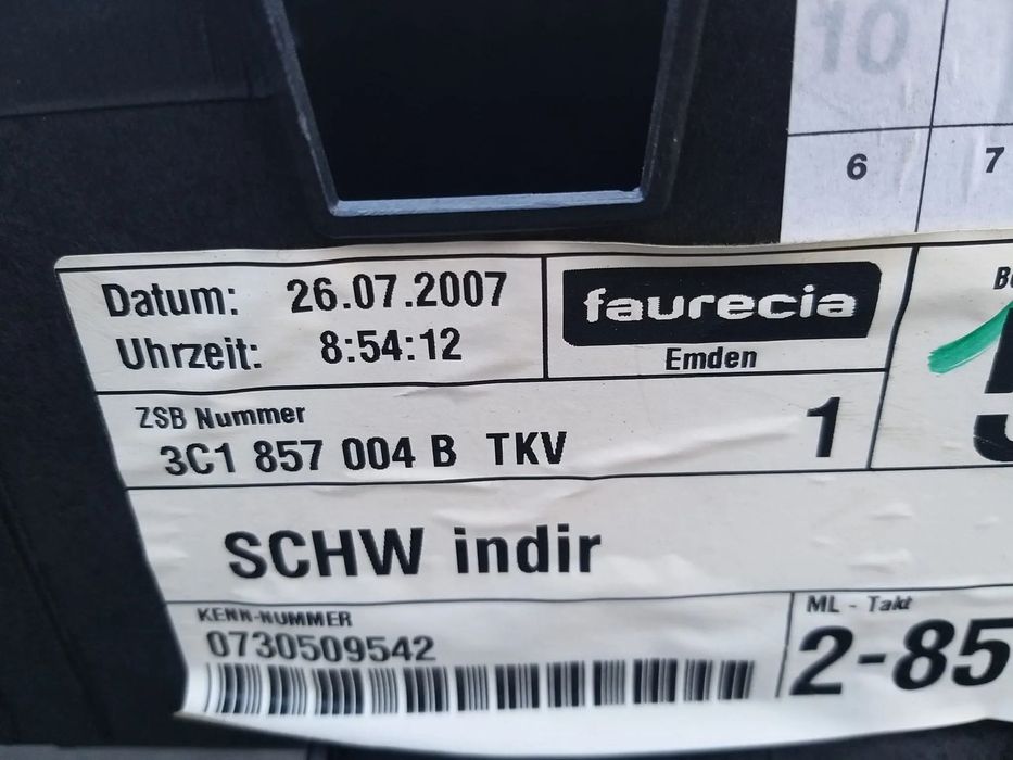 Kit plansa bord vw passat b6 3c 3c1857004b 3c0909605m 1k0880201ca