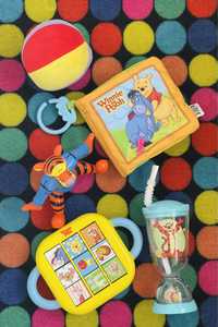 Carte textilă Winnie the Pooh Disney, joc cub, pahar