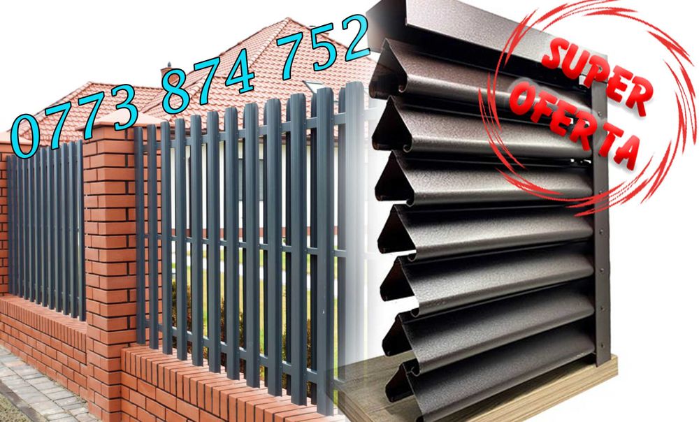 Garduri moderne, preturi de producator, materiale premium, calitate