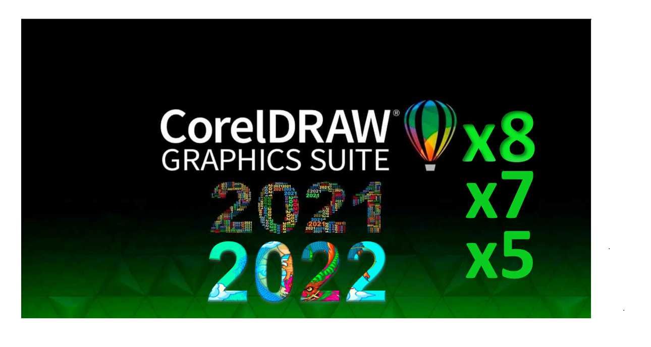 CorelDRAW Graphics Suite X8/X7/2022/2023/2024 Windows 11/10/7/XP