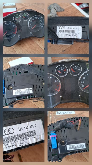 Километраж 8P0920900 J/G  Audi A3 S3 8P 2007 Diesel speedometer instru