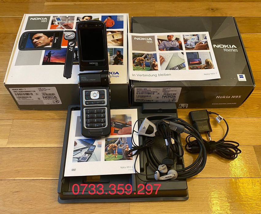 Nokia N93 BLACK ! Full Box ! RARITATE Vintage colectie