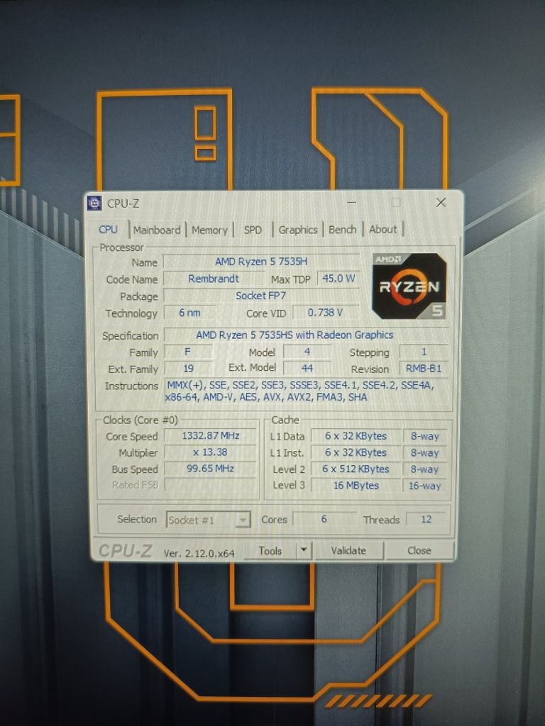Asus TUF Gaming. Ryzen5-7535H/RTX 3050 4Gb/DDR5 16Gb/SSD 512Gb
