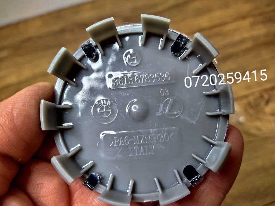 Set 4 Capace sigla BMW, 68mm