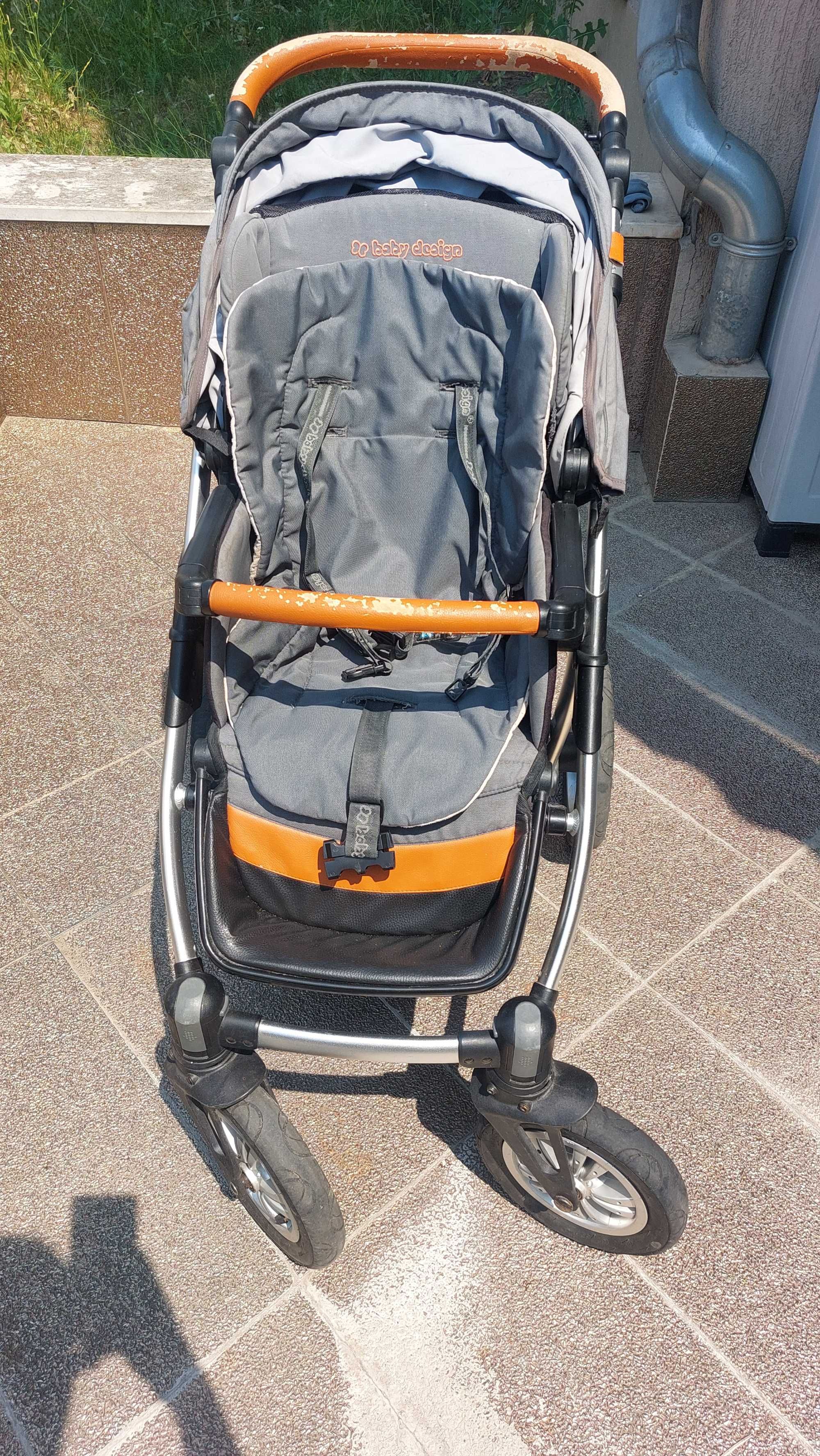 Бебешка количка 2 в 1 Baby Design Dotty